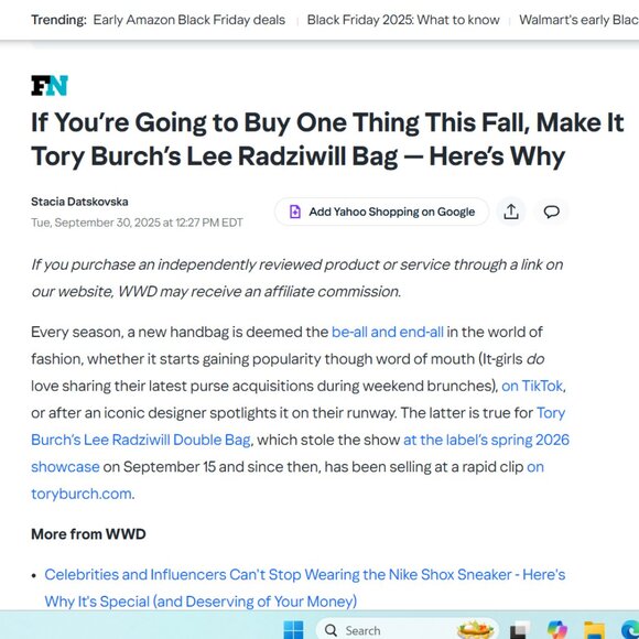 Tory Burch Lee Radziwill Petite Top Handle Canvas & Red Leather Bag Tote - Picture 3 of 16